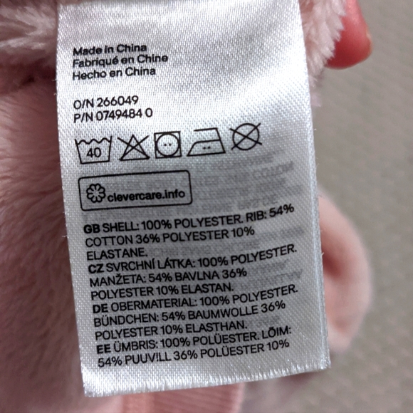 H&M Baby Pink Hearts Fuzzy Sweater - Picture 5 of 5